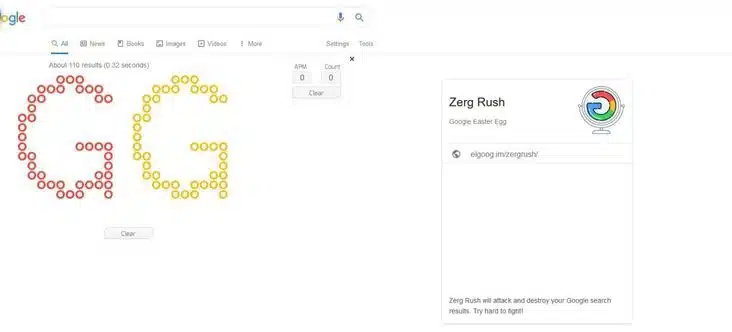 Zerg Rush- Google